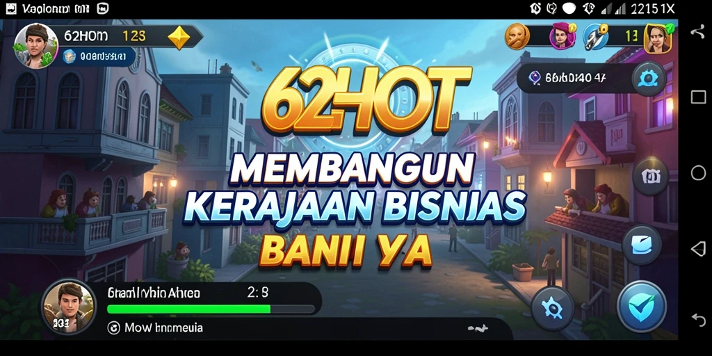 Screenshot utama 62HOT menampilkan gameplay seru Tycoon.