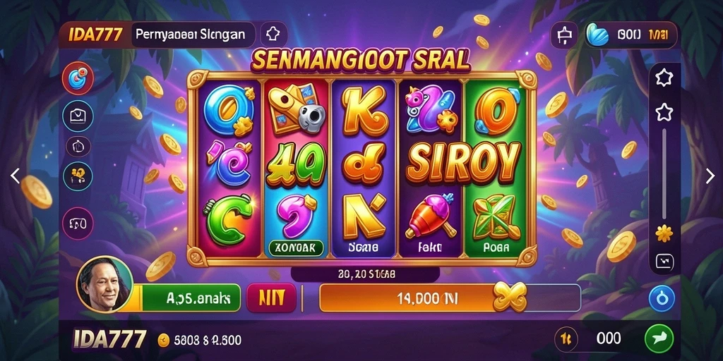 Screenshot IDA777 menampilkan gameplay Slot yang menarik dan interaktif.
