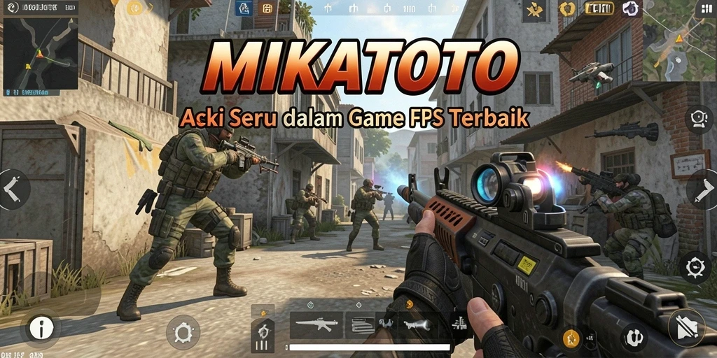 Screenshot MIKATOTO menampilkan aksi pertempuran yang mendebarkan.