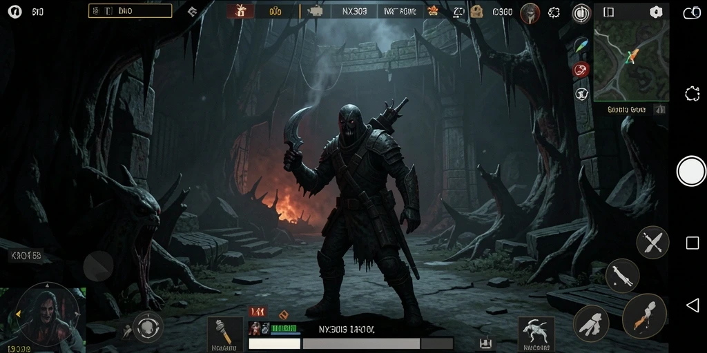 Gameplay NX303 menegangkan dengan suasana Horror yang mencekam.