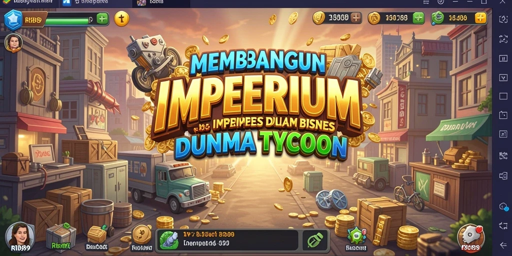 Tangkapan layar gameplay RI889 menampilkan aksi seru dalam membangun bisnis Tycoon.