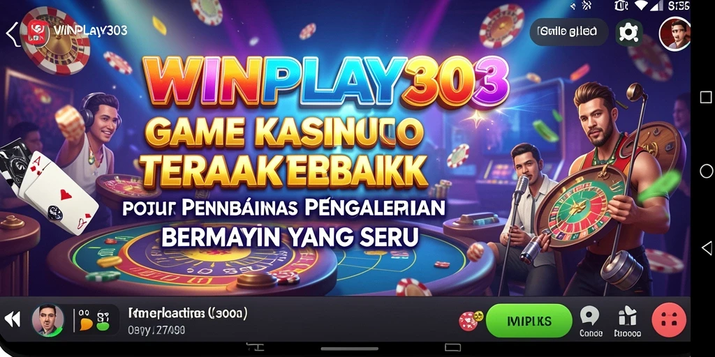 Tampilan menarik dari gameplay Kasino WINPLAY303 yang mendebarkan.