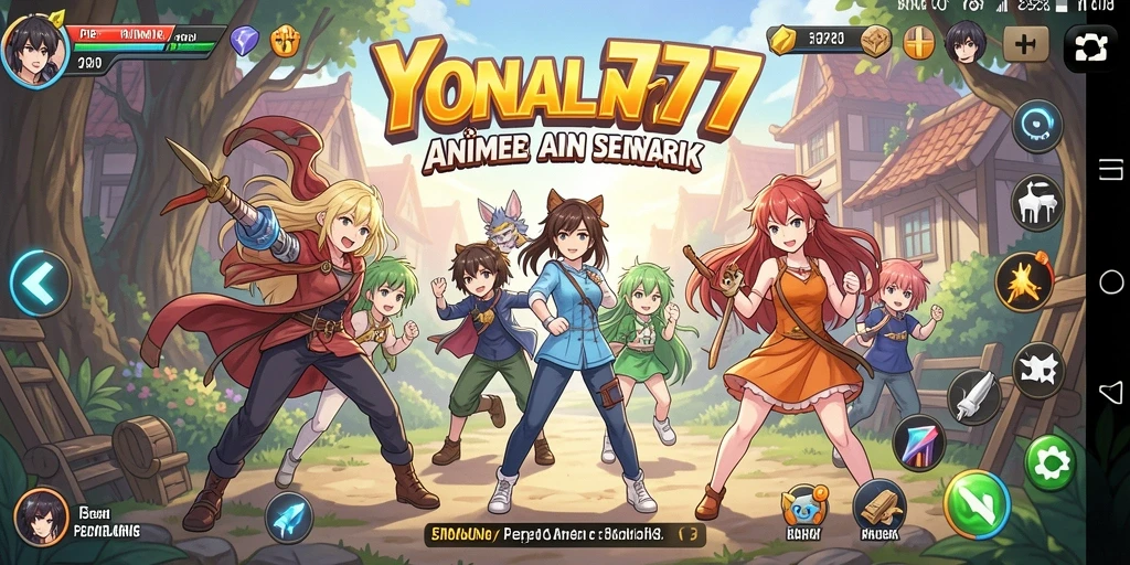 Tangkapan layar YONO777 menampilkan aksi menarik dalam permainan Anime.